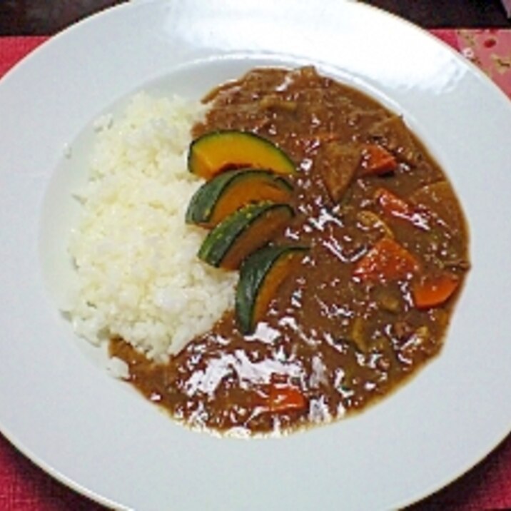 いろいろ夏野菜の牛挽きカレー